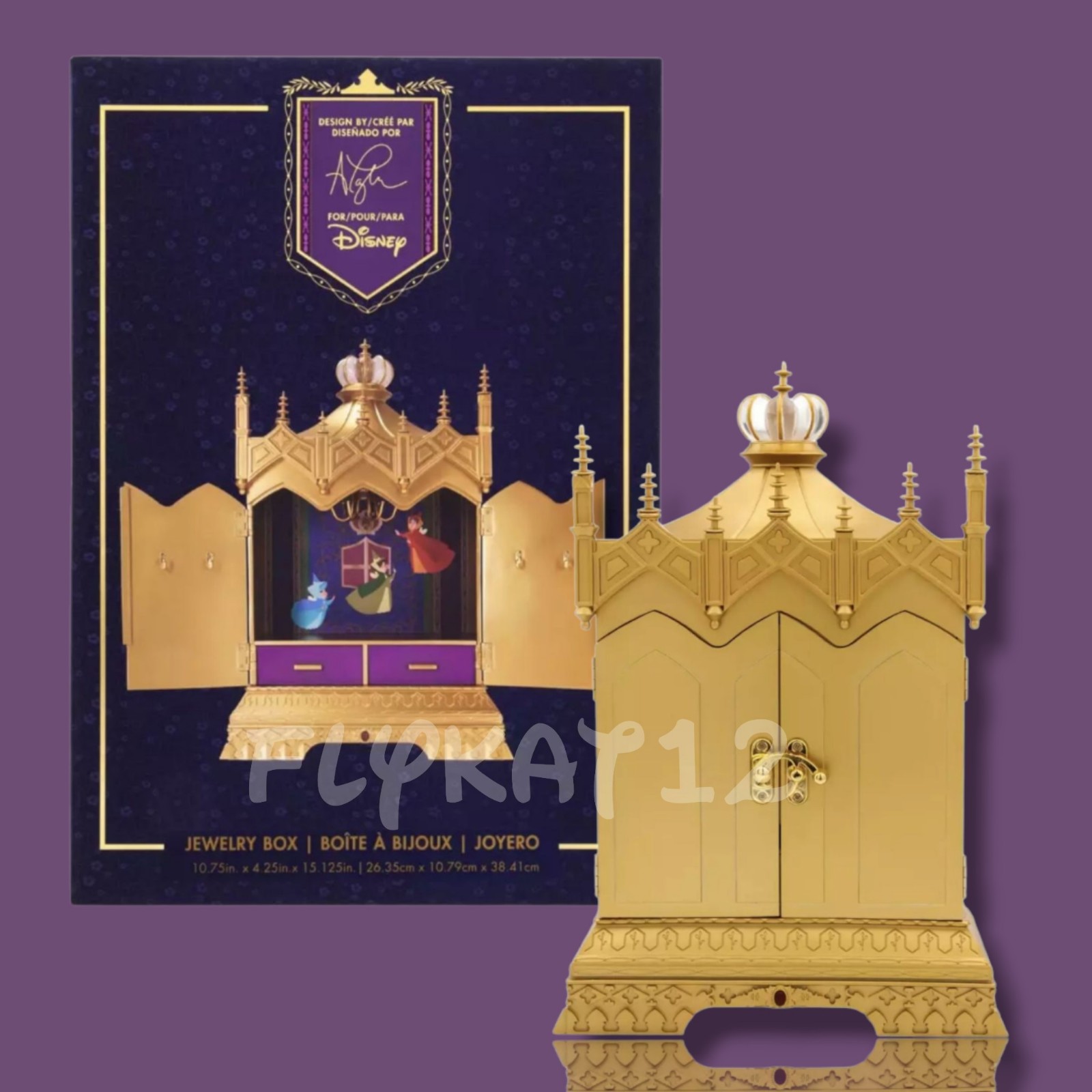 Disney Parks Sleeping Beauty Collection Jewelry Box by Ashley Taylor