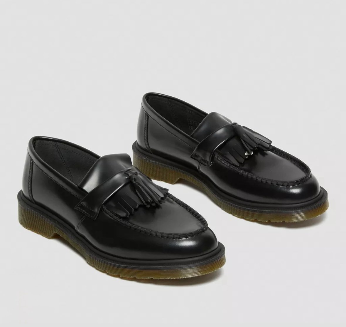 •Dr. Martens•Adrian Smooth Leather Tassel Loafers• Unisex M5/W6