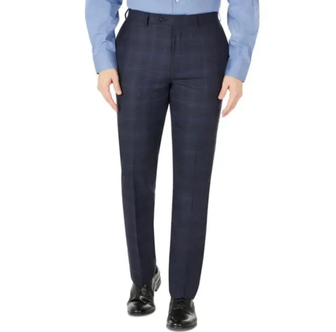 Calvin Klein Jerome Stretch Wool Slim Fit Dress Pants Size 34x30 -Navy-