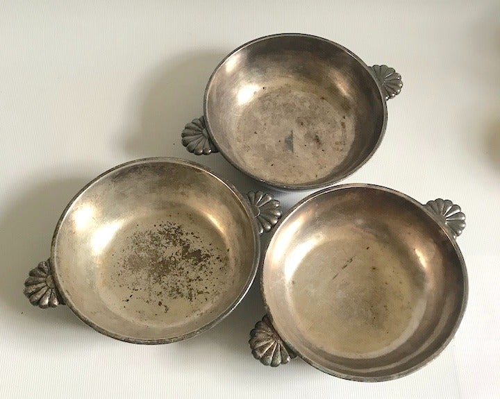 Pewter Bowls. FREE shipping