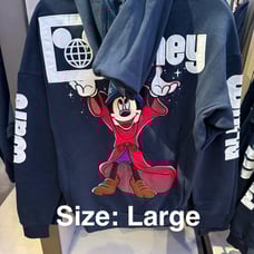 New!! 2025 Disney Mickey Mouse Sorcerer Fantasia Hoodie Jacket