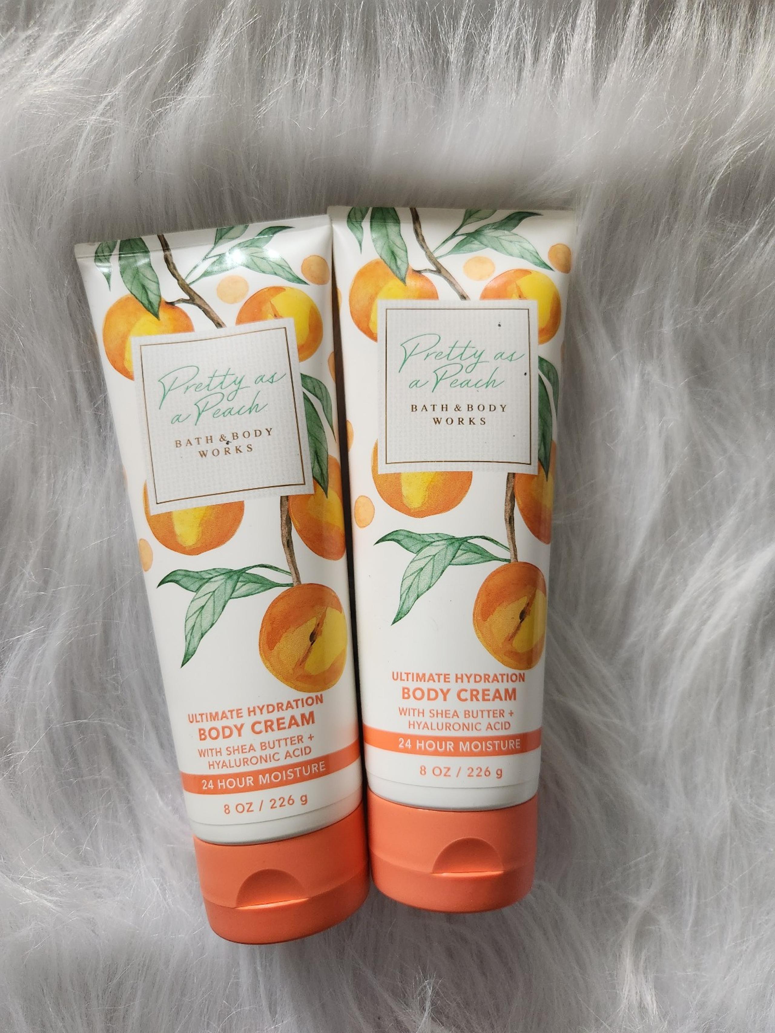 Bath and Body Works Pretty as a Peach Body Cream ×2