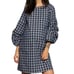 J.O.A Just One Answer Plaid Maternity Dress Puff Volume Sleeves Size XS Mini.