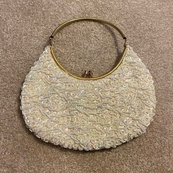 Stunning Hand Beaded Wristlet/Clutch