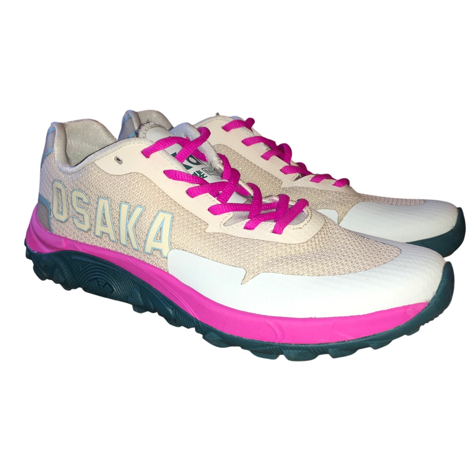 Osaka Kai MK1 Turf Sneaker Shoe Womens 8.5 Blue Pink Performance Trainer Workout