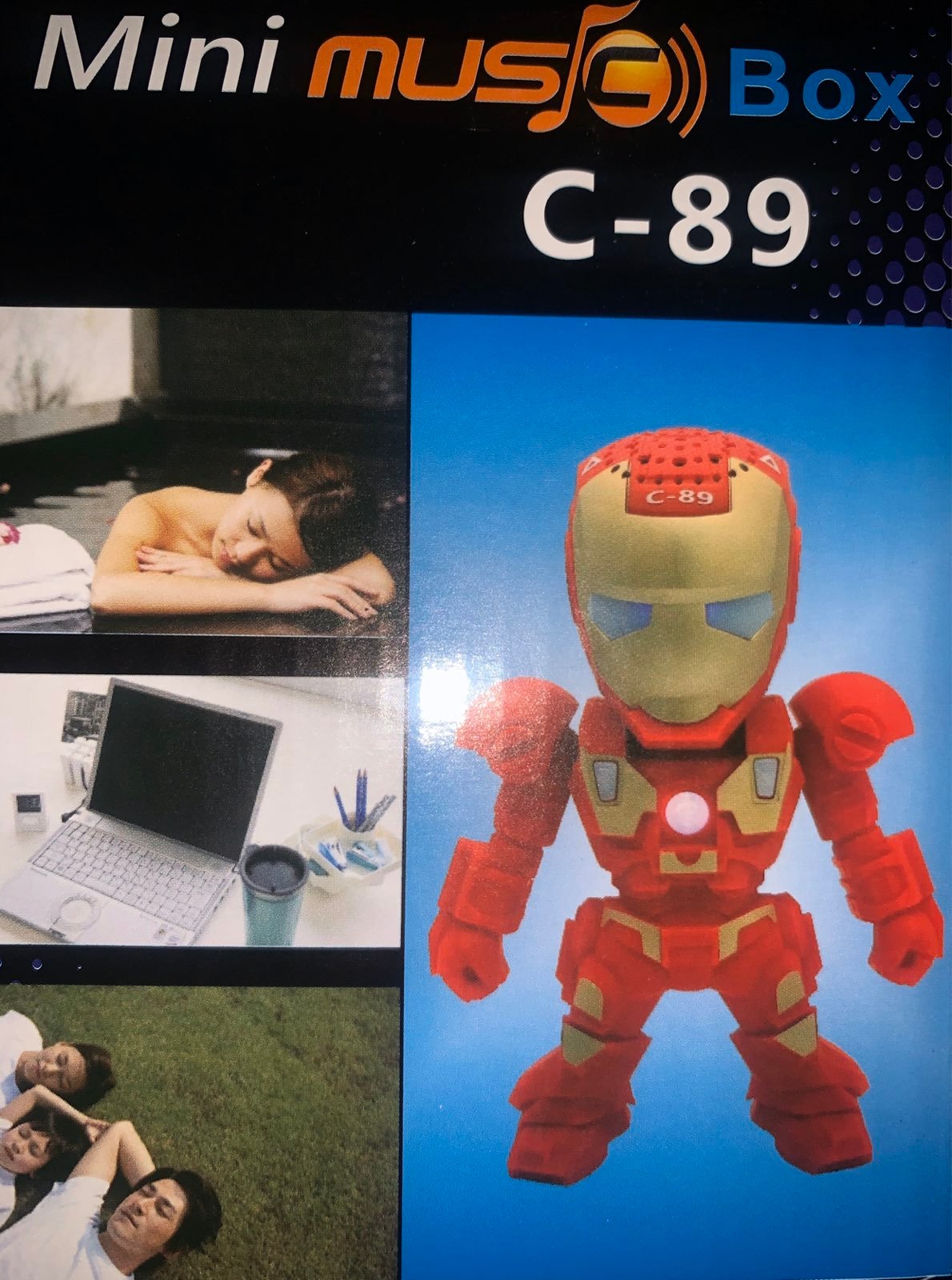 Iron man Bluetooth speaker