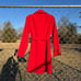 Red London Fog Coat