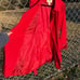 Red London Fog Coat