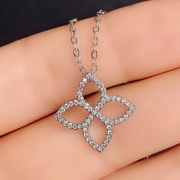 2ct Diamond Womens Earrings Ladies 18 Chain 925 Sterling Silver Cross Jewelry