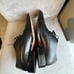 J. Murphy Johnston & Murphy Novick Black Leather Dress Cap Toe Oxford Shoes 10