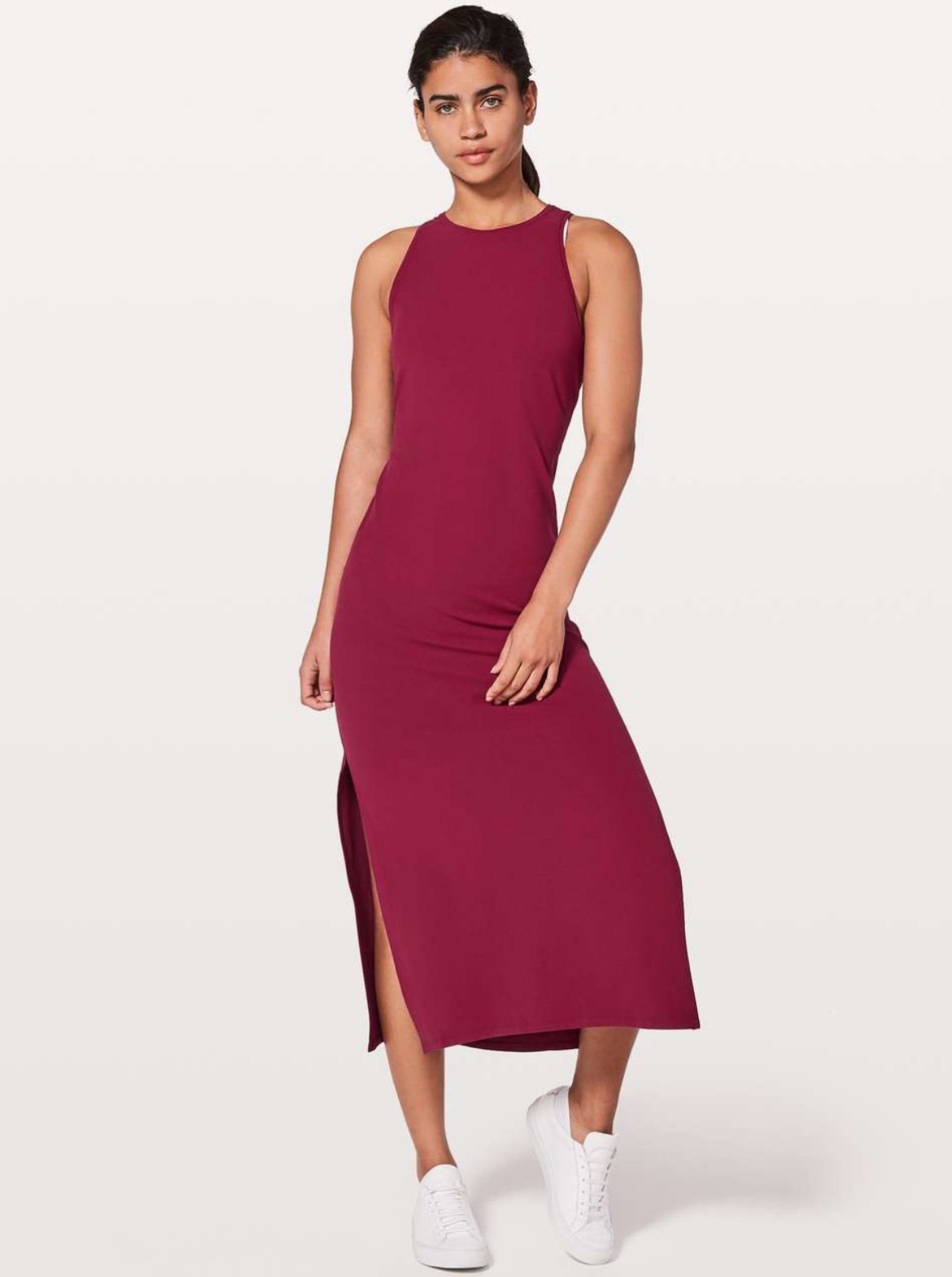 Lululemon Get Going Maxi Dress 4 Ruby Wine