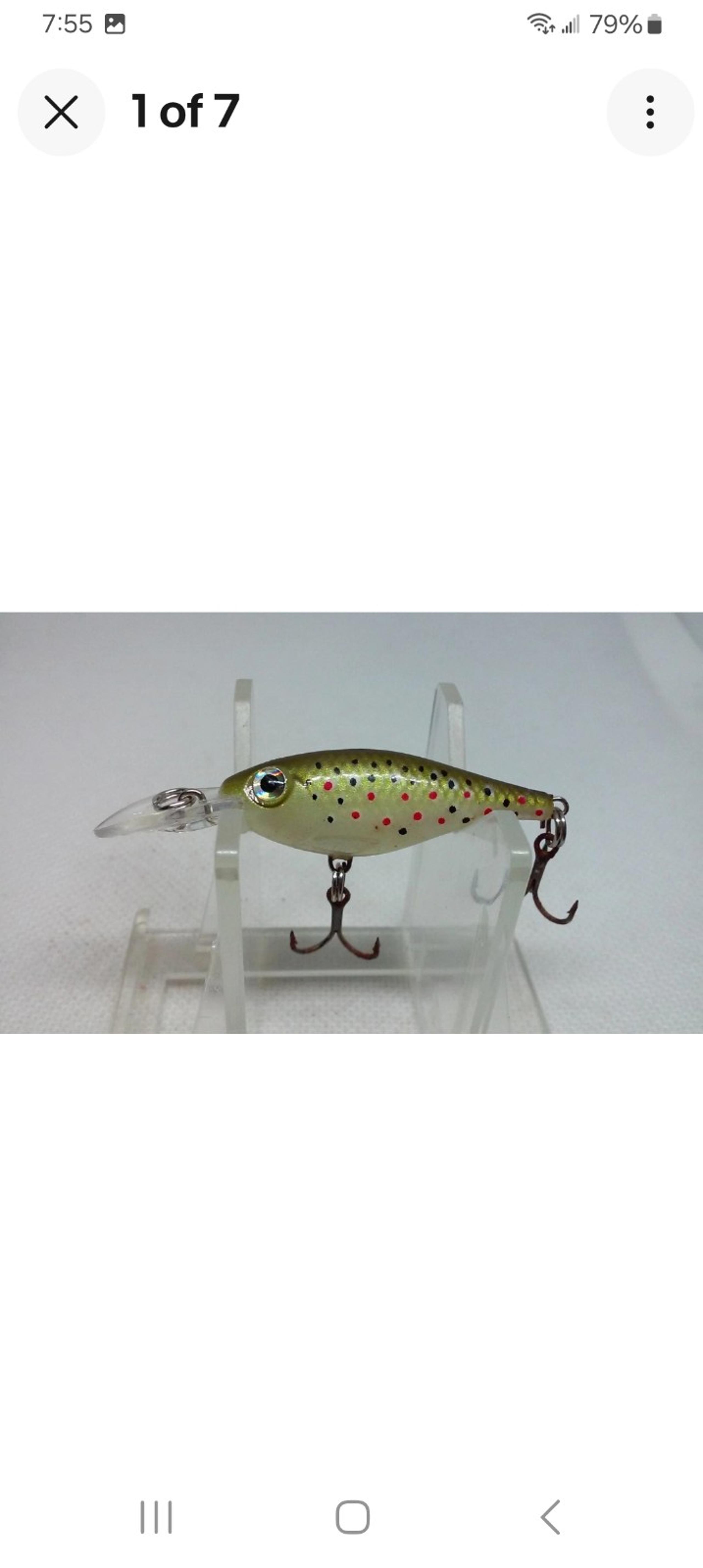 Rapala Ultralight Shad ULS-04 TR Brown Trout 1 1/2" Crankbait 1/8z fishing Lure