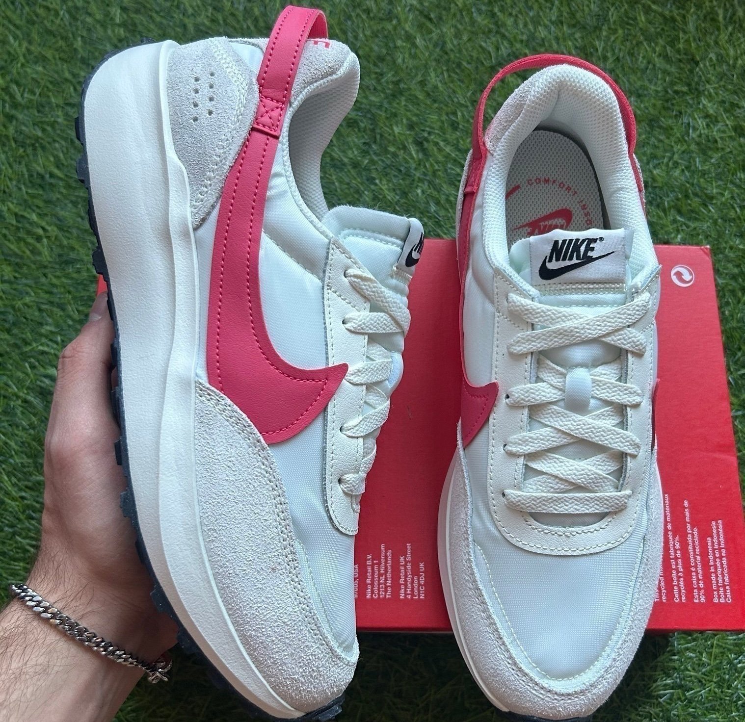 NEW Nike Waffle Debut Sail Aster Pink Women’s Size 7