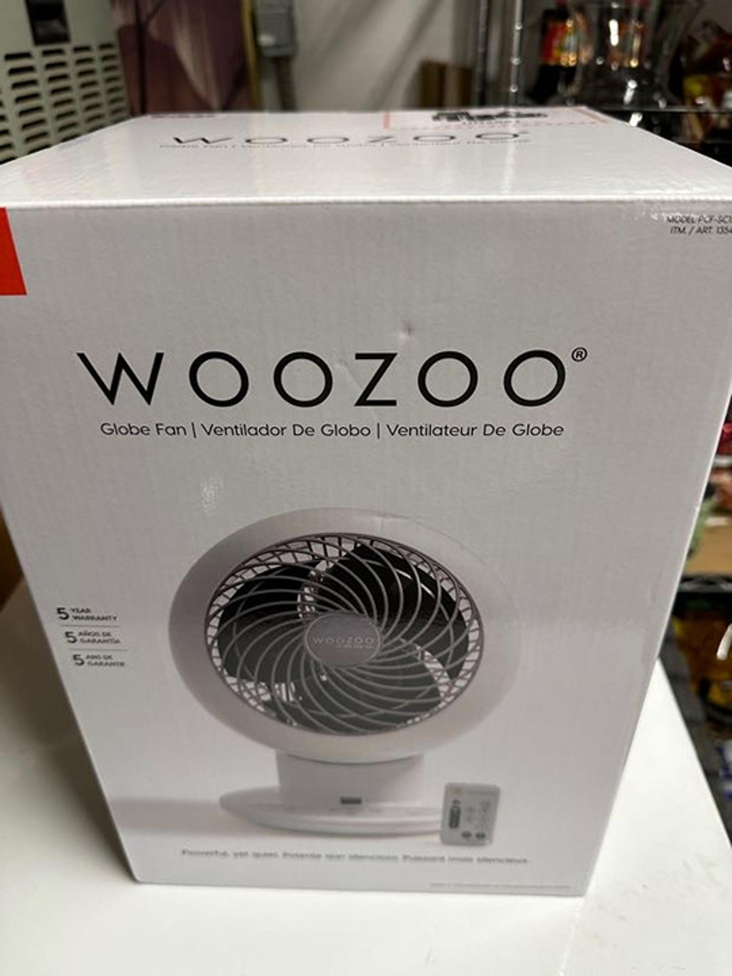 WOOZOO Globe Fan With Remote