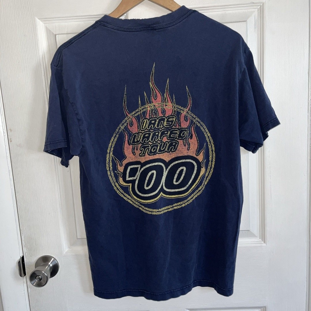 Vintage Vans Warped Tour 2000 Concert Festival Tee Y2K Large