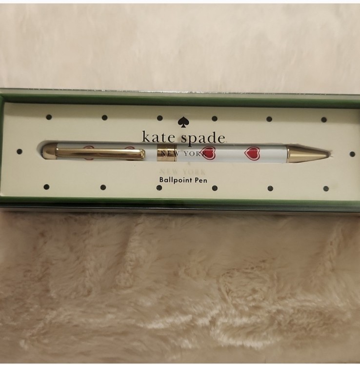 Kate spade ballpoint heart pen NIB