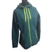Spyder Women's Ardent Full Zip Hoodie Large Teal Blue Jacket Core Sweater