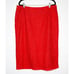 NWOT Halogen Bittersweet Pencil Skirt Lace Overlay Back Zipper Women Red Size 14
