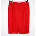 NWOT Halogen Bittersweet Pencil Skirt Lace Overlay Back Zipper Women Red Size 14