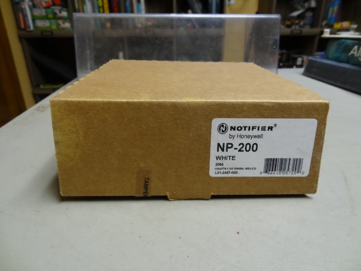 NOTIFIER by HONEYWELL NP-200 SMOKE DETECTOR WHITE NEW NIB