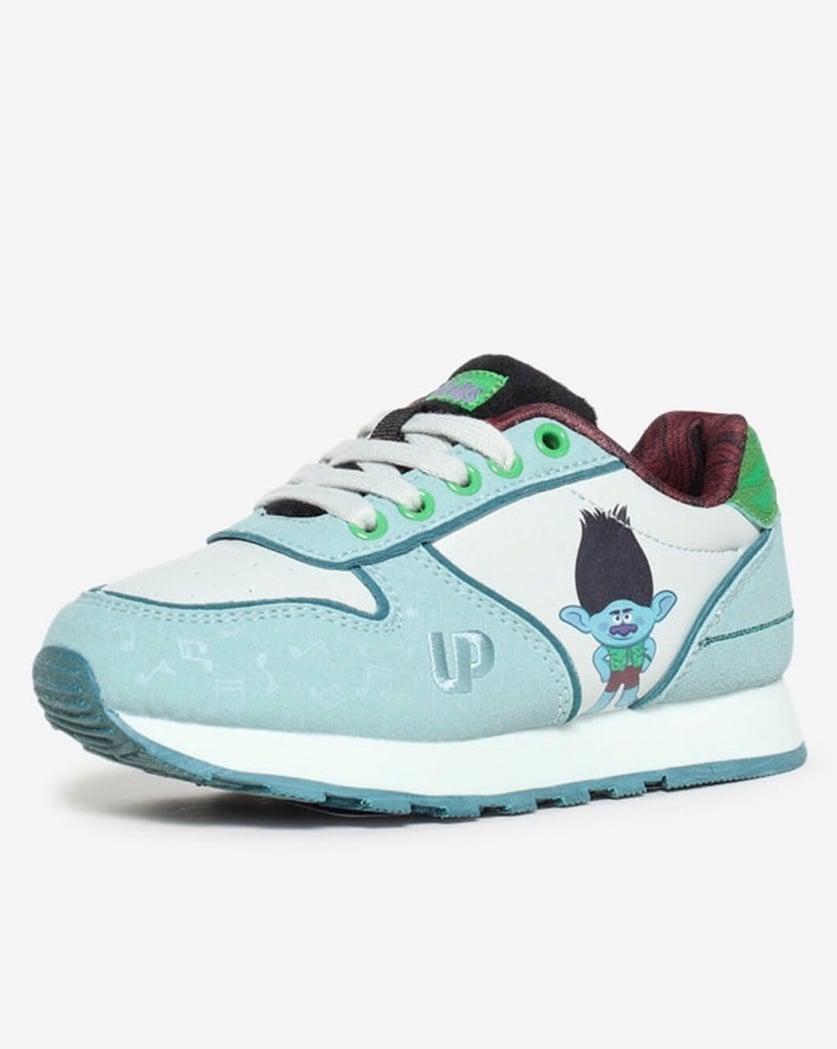 NWT Pre-School Trolls Low Top Sneakers kids Size 3Y #26