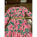 Lilly Pulitzer cristiana Stretch Mini Dress Long Sleeve Floral Pink blossom 2