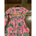 Lilly Pulitzer cristiana Stretch Mini Dress Long Sleeve Floral Pink blossom 2