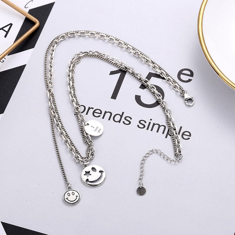 New Smiley 925 Silver