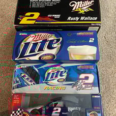Rusty Wallace 1/24 car lot of 4 different