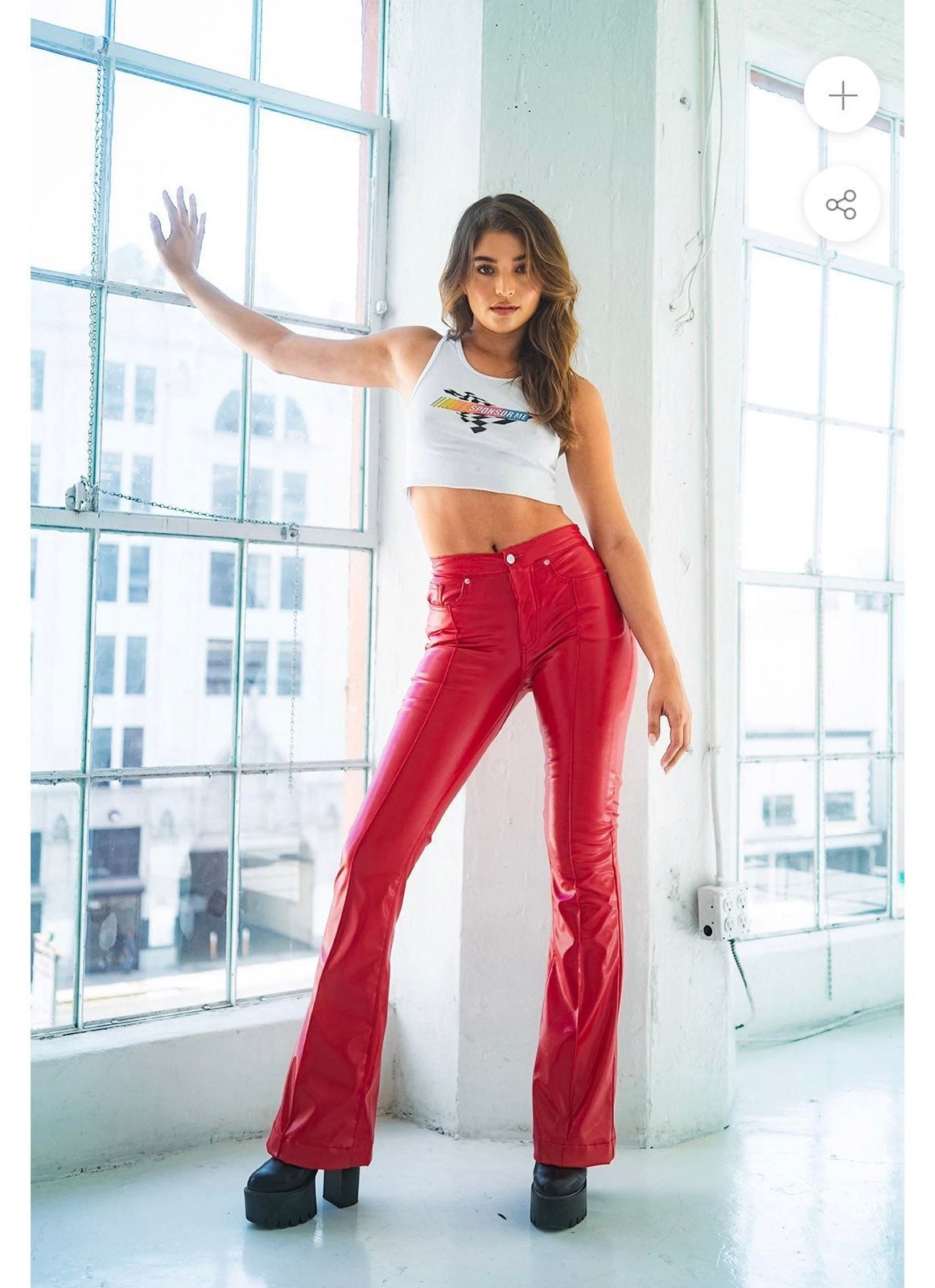 Revolve Brand Red VENUS FLARES / X MARS