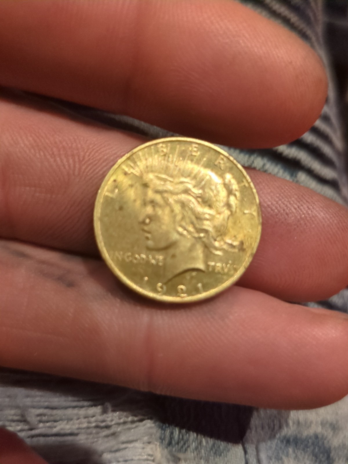 1921 peace dollar