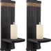 Candle Holders Gothic Style Wall Mount Rustic 2Pcs