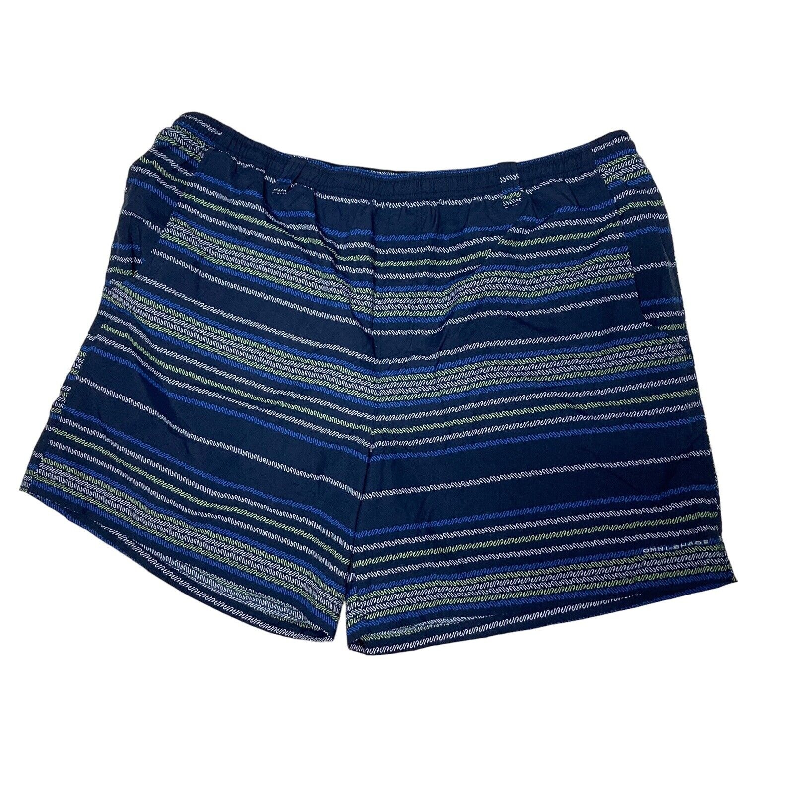 Columbia PFG Men's Fish Hooks Belted Lined Nylon Swim Trunks Shorts Size XXL