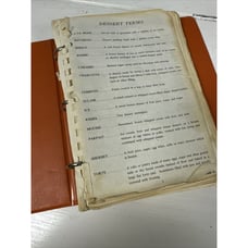 Vintage 60’s 70’s Dessert Cookbook Recipes Compilation From Various Contributors
