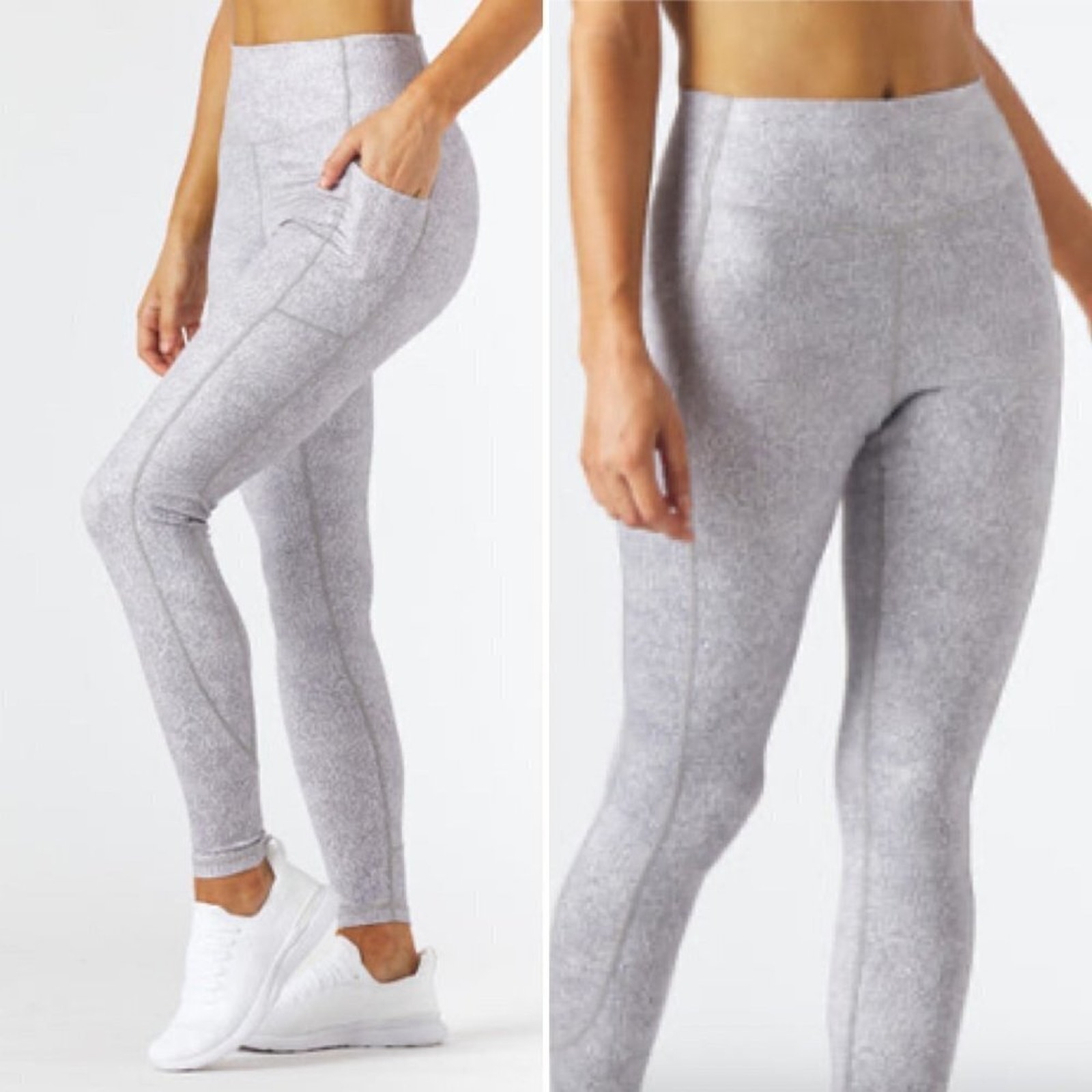 Glyder Taper Legging Print In Grey Static Size Medium