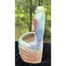 Vtg Morton Pottery Parakeet Lovebirds Wall Pocket succulent Planter 1950s - S42