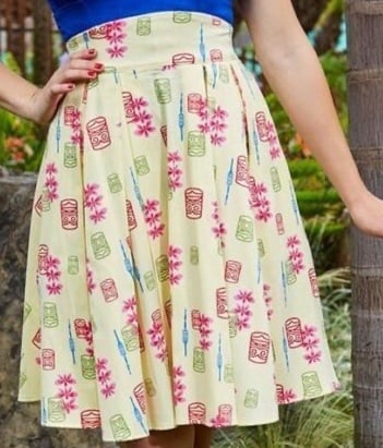 tiki style skirt