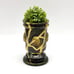 Kintsugi Vase Italian Cameo Relief Footed Cup Italy Gold Crack Growth Gift