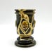 Kintsugi Vase Italian Cameo Relief Footed Cup Italy Gold Crack Growth Gift