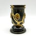 Kintsugi Vase Italian Cameo Relief Footed Cup Italy Gold Crack Growth Gift