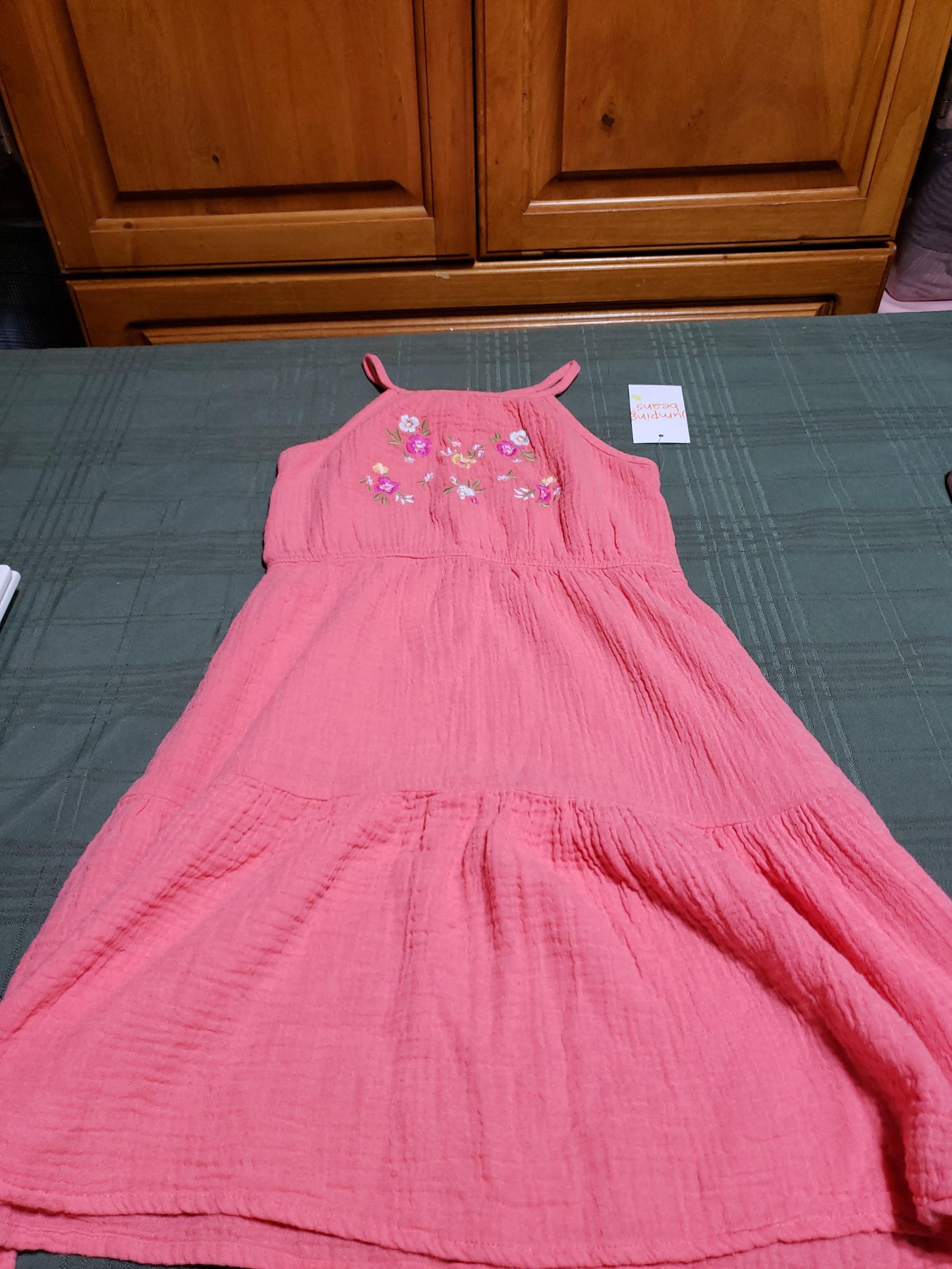 Jumping Beans Girls Chiffon Ruffled Summer Lightweight Dress. Size 6. BNWT