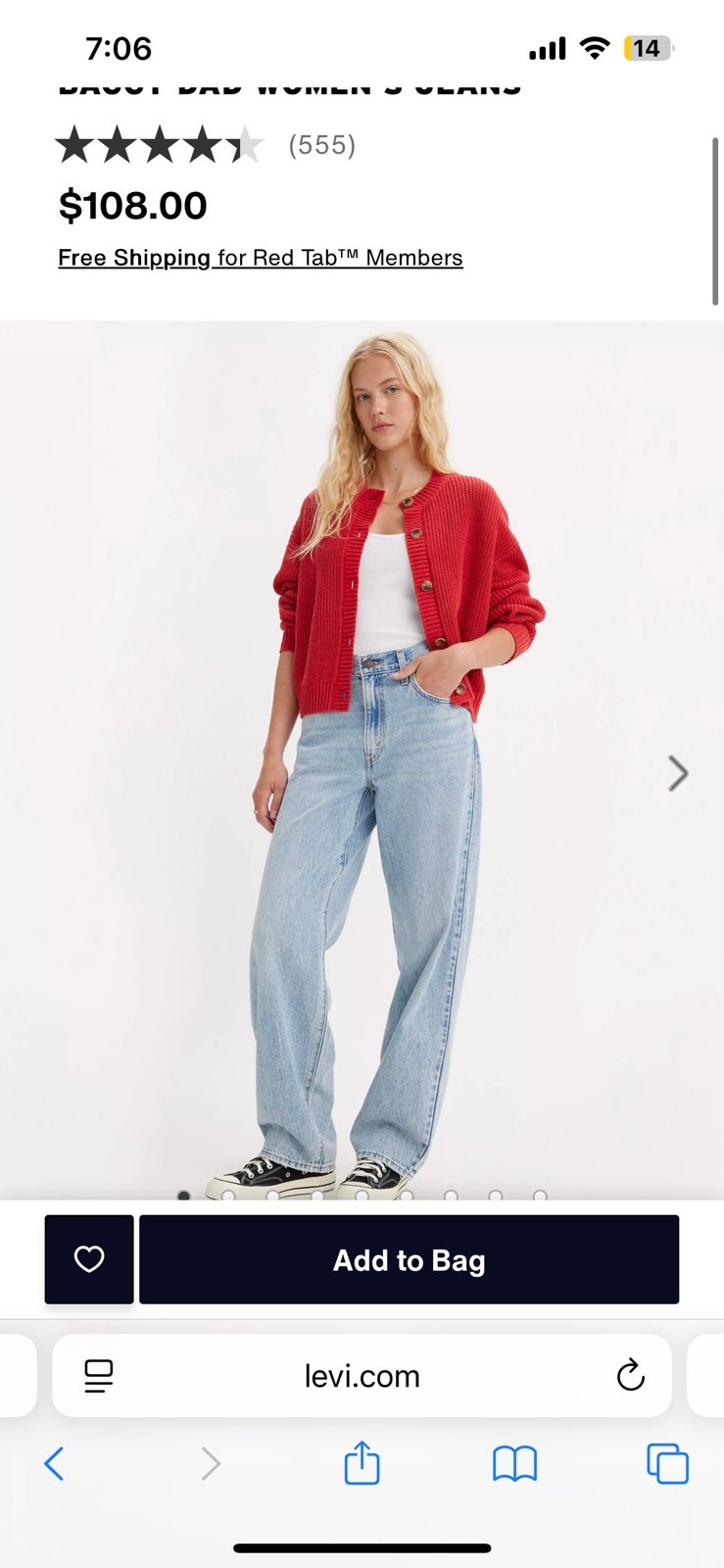 Levi’s Baggy Dad Jeans