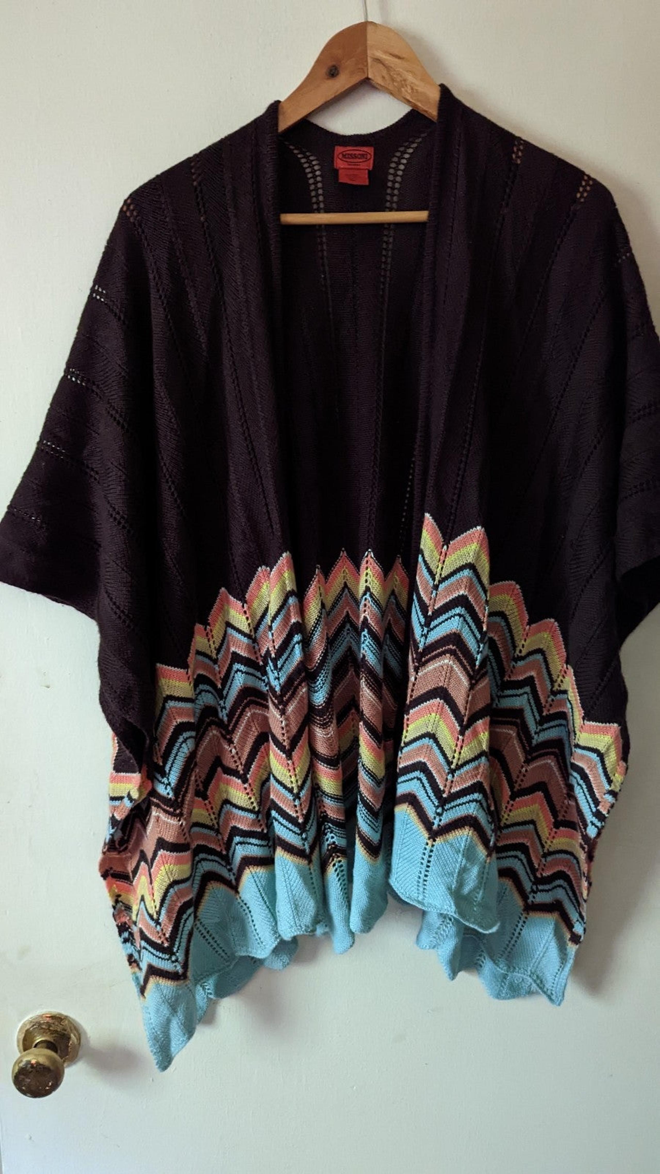 Missoni poncho sweater