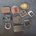 Lot of 11 vintage belt buckles