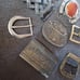 Lot of 11 vintage belt buckles