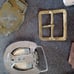 Lot of 11 vintage belt buckles