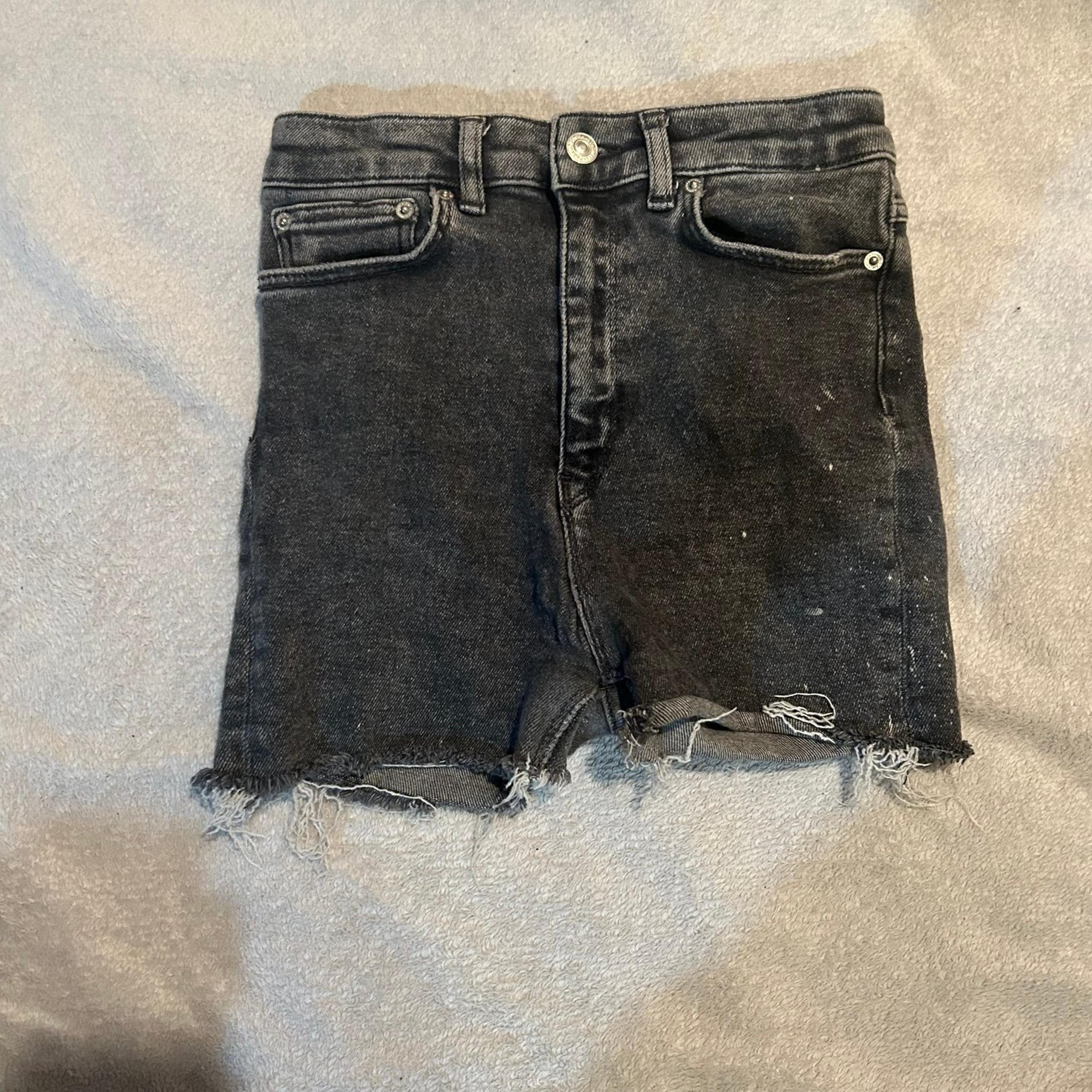 High Waist Denim Shorts