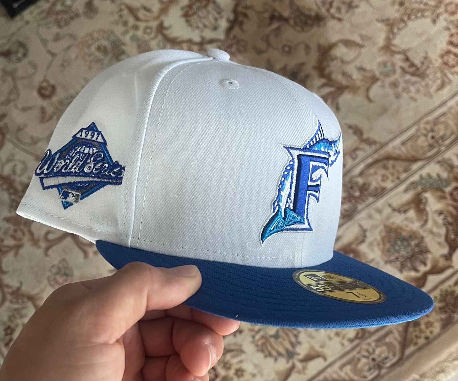 New Era 59fifty Miami / Florida Marlins DS Sz 7 1/2