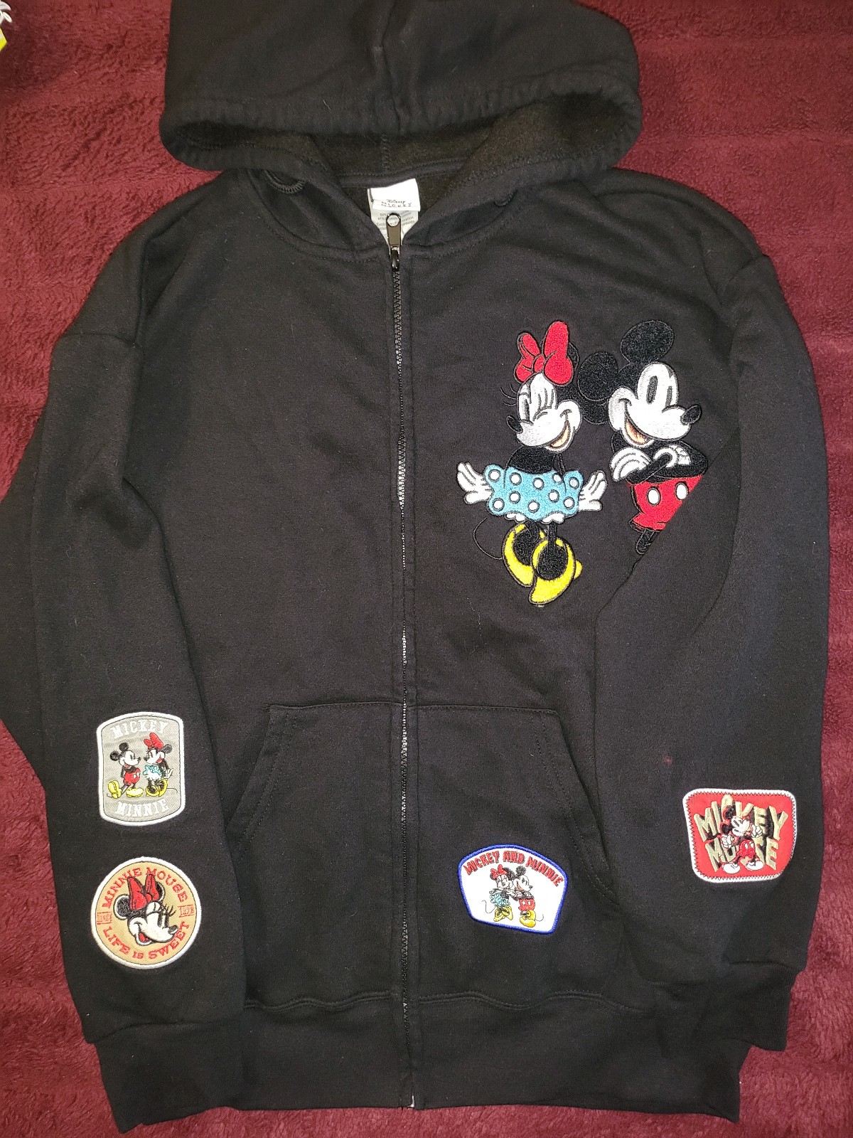 DISNEY MICKEY & MINNIE MOUSE HOODIE