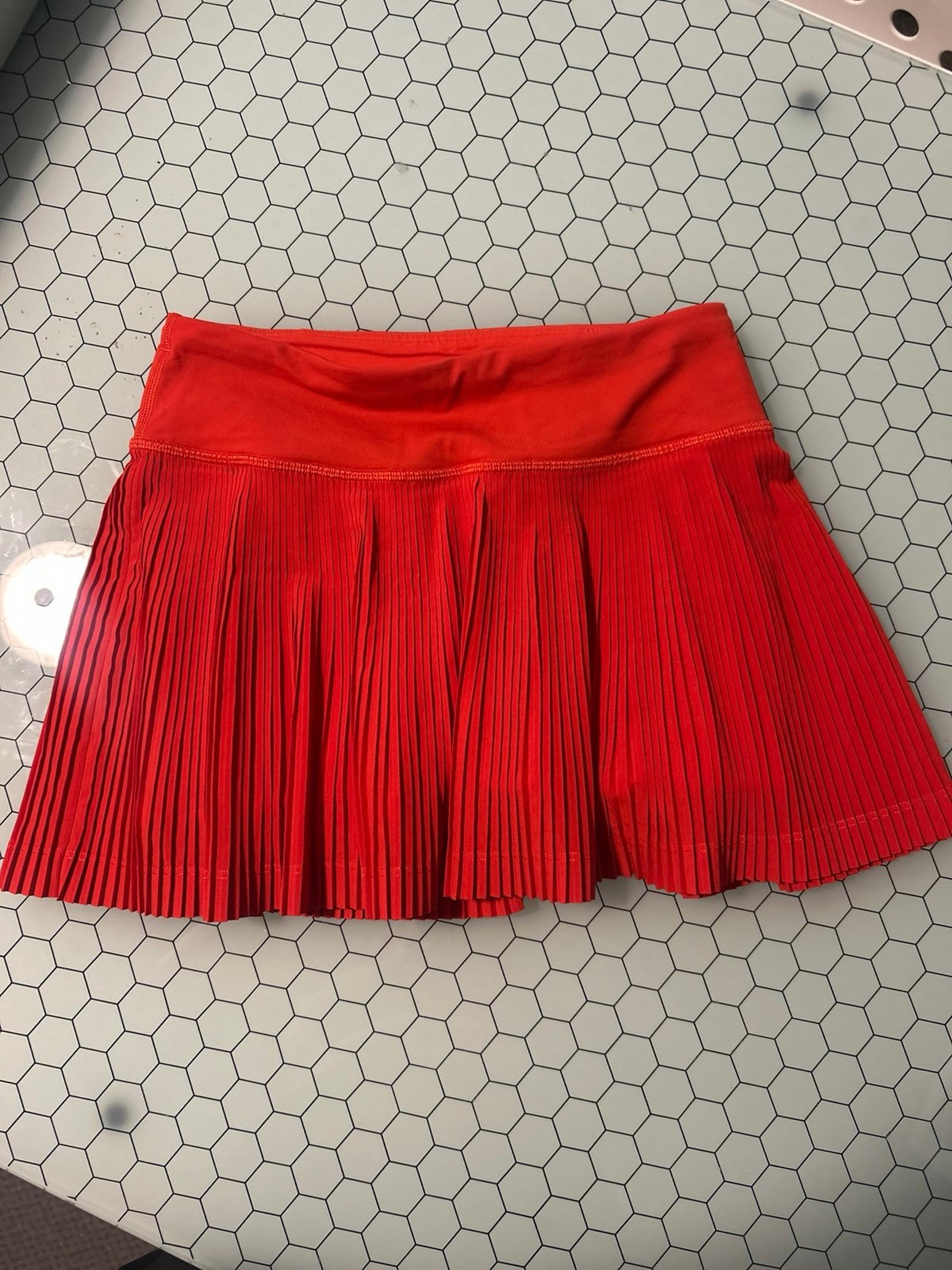 Lululemon athletic tennis skirt workout skort size 0